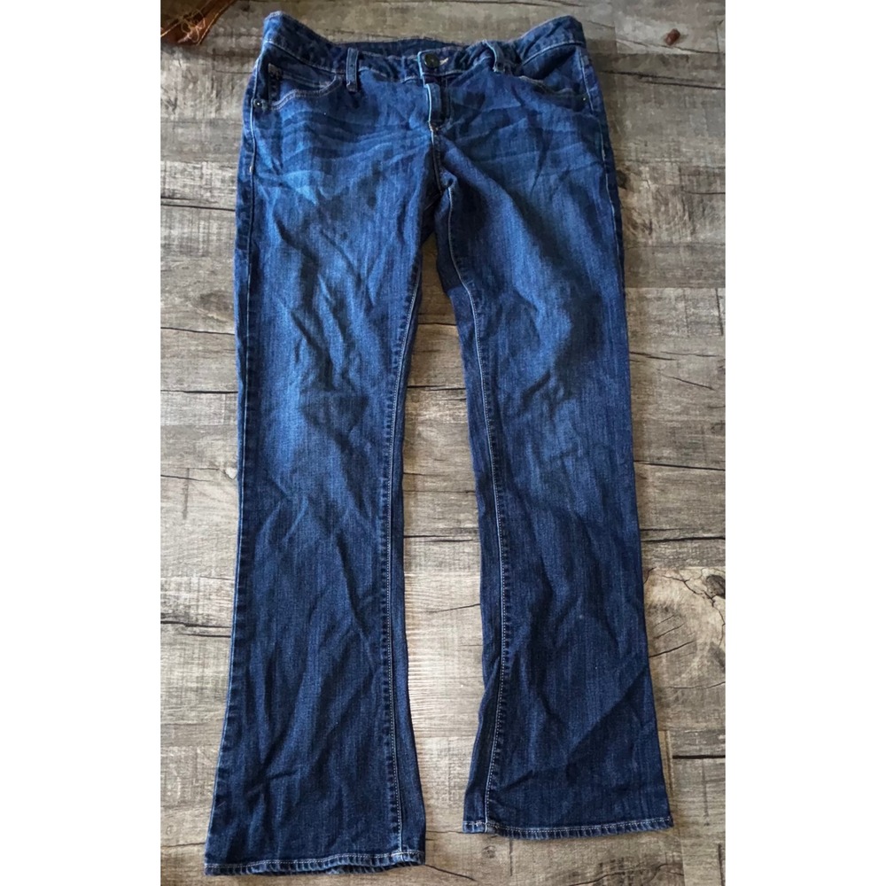 Simply‎ Vera Vera Wang Womens Bootcut Jeans Dark Wash Blue Size 12 Regular